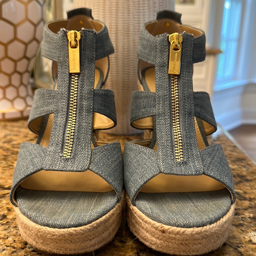Michael Kors Berkley wedge sandals